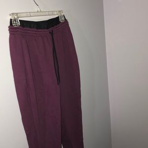 victoria’s secret pink ~ maroon sweatpants